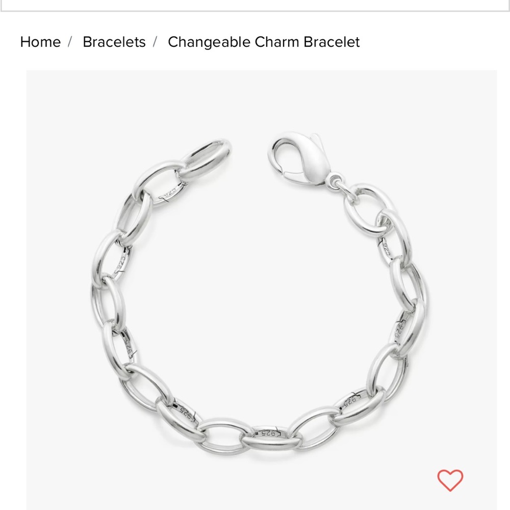James Avery charm bracelet and 2 charms